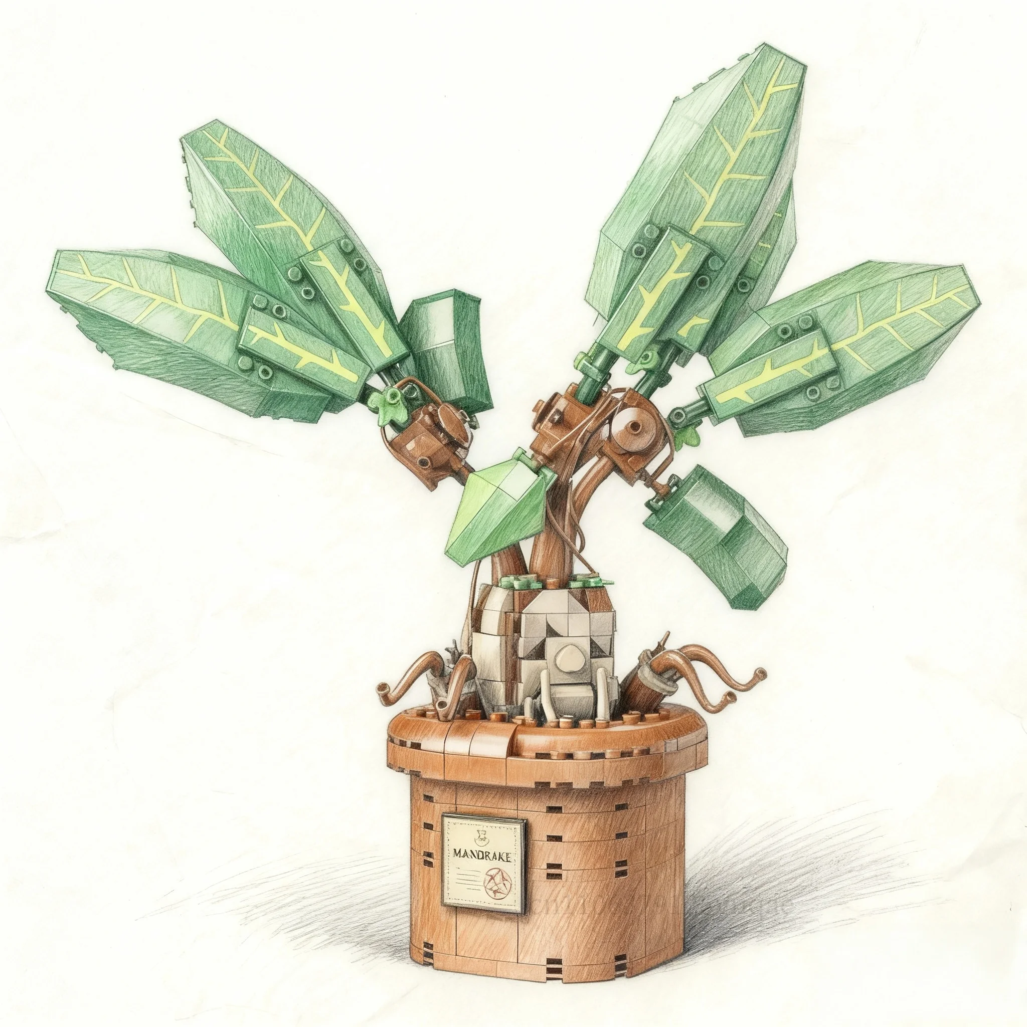Mandrake bonsai building blocks, popular movie series in 2025, collect decorations or give gifts to friends
Mandrake bonsai building blocks, popular movie series in 2025, collect decorations or give gifts to friends