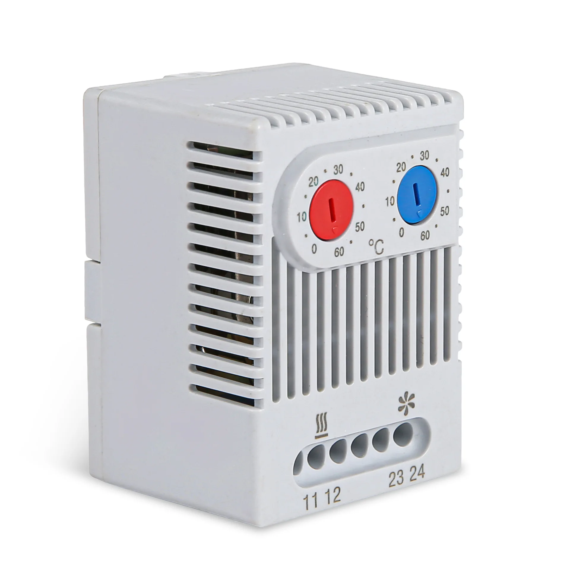 Easily Adjustable Mechanical Temperature Controller Compatible with Standard DIN Rails Operating Range of 0 60 Degrees Celsius
Easily Adjustable Mechanical Temperature Controller Compatible with Standard DIN Rails Operating Range of 0 60 Degrees Celsius