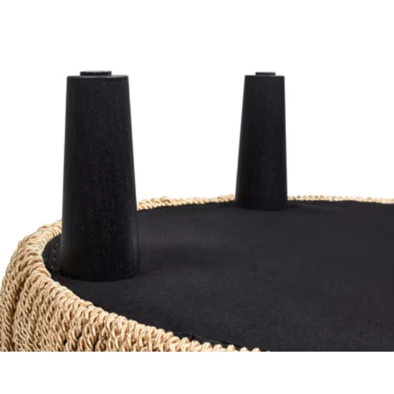 Yolanda 24" Round Upholstered Accent Ottoman, Jet Black
Yolanda 24" Round Upholstered Accent Ottoman, Jet Black