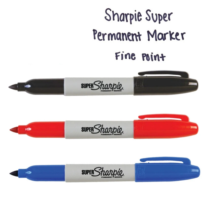 Перманентный маркер Sharpie, 3 шт./лот, очень вместительные чернильные краски, маркеры для шин, компакт-дисков, пластиковые, металлические, деревянные школьные принадлежности
Перманентный маркер Sharpie, 3 шт./лот, очень вместительные чернильные краски, маркеры для шин, компакт-дисков, пластиковые, металлические, деревянные школьные принадлежности