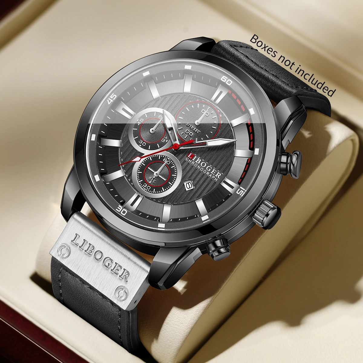 Fashion Men Calendar Quartz Watch Military Big Dial Leather Strap Business Wristwatches Relogio Masculino(Without Box)
Fashion Men Calendar Quartz Watch Military Big Dial Leather Strap Business Wristwatches Relogio Masculino(Without Box)