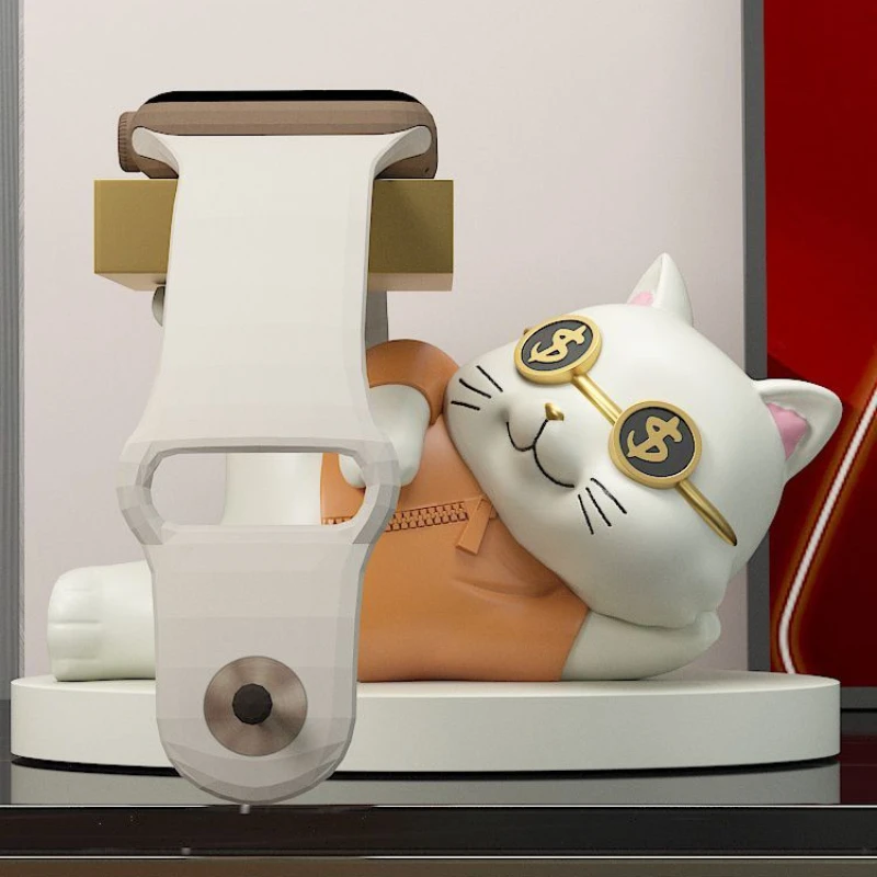 New Cat MiNi Figure Apple Watch Charging Seat Model kitten Figures Watch 8 7 6 5 4 3 2 Se Currency Charger Stand Toys Cute Gift
New Cat MiNi Figure Apple Watch Charging Seat Model kitten Figures Watch 8 7 6 5 4 3 2 Se Currency Charger Stand Toys Cute Gift