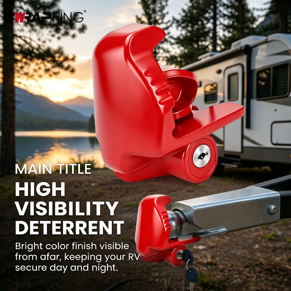 Car Trailer Hitch Coupler Lock Anti-Theft Tow Ball Lock with 2 Keys Heavy Duty Security Lock for Caravan RV Boat Accessories
Car Trailer Hitch Coupler Lock Anti-Theft Tow Ball Lock with 2 Keys Heavy Duty Security Lock for Caravan RV Boat Accessories