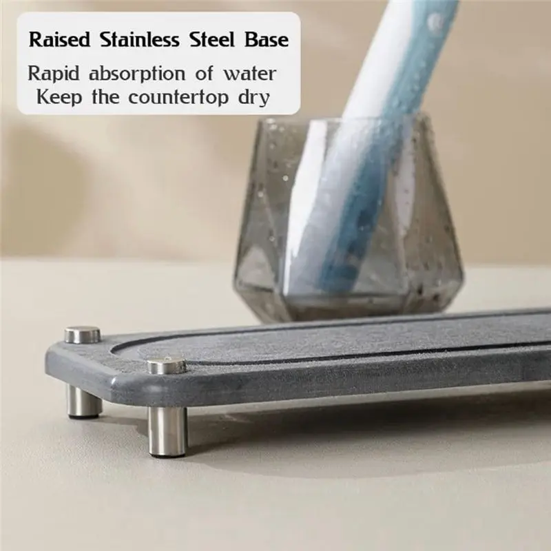 A24I Instant Dry Sink for Bathroom and Kitchen Soap Dishes, Kieselguhr Base Holder for Rapid Water Evaporation (White)
A24I Instant Dry Sink for Bathroom and Kitchen Soap Dishes, Kieselguhr Base Holder for Rapid Water Evaporation (White)
