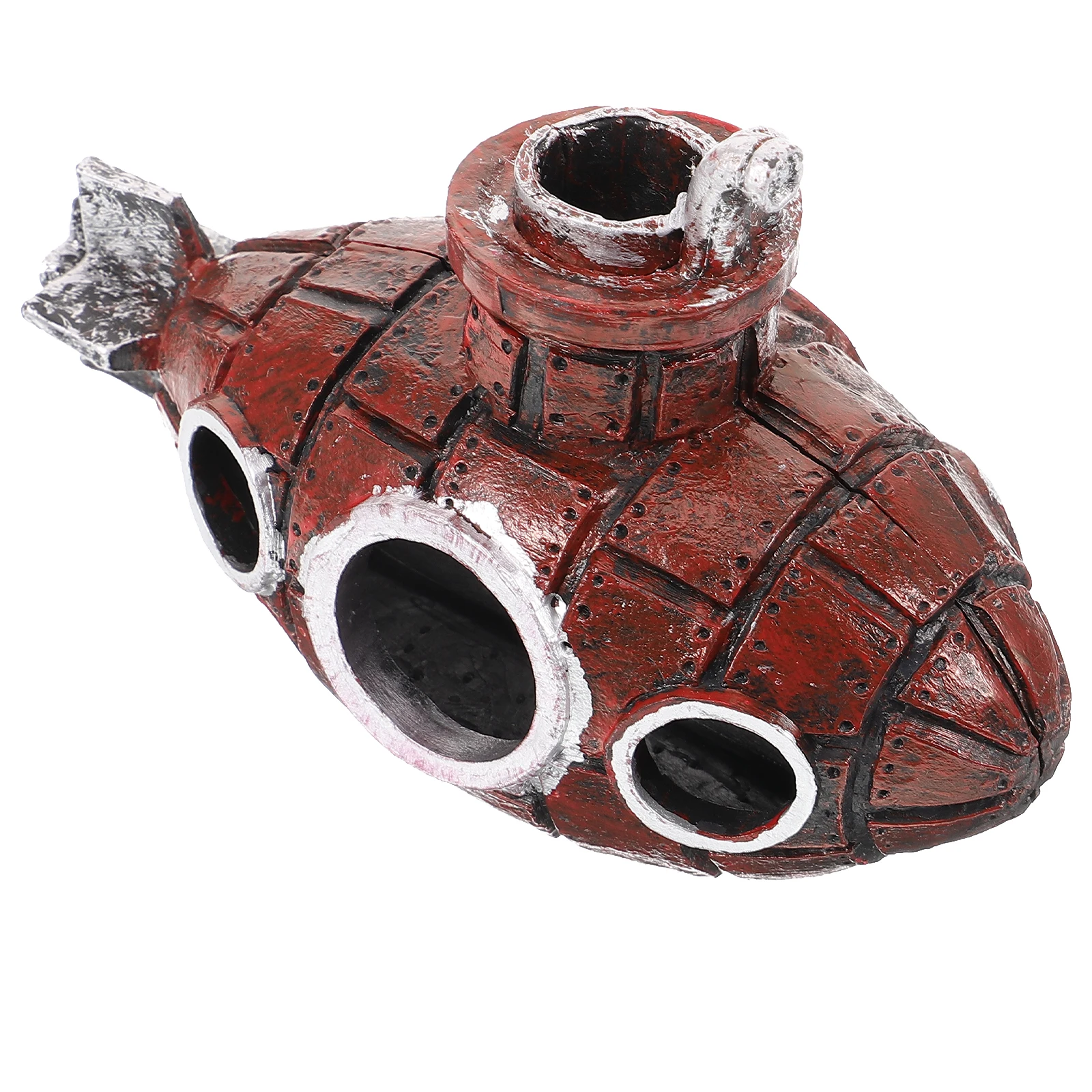 Resin Submarine Ornament for Aquarium Fish Tank Decor - Lifelike Underwater Cave Hideout for Freshwater Marine Tanks, Safe Play
Resin Submarine Ornament for Aquarium Fish Tank Decor - Lifelike Underwater Cave Hideout for Freshwater Marine Tanks, Safe Play