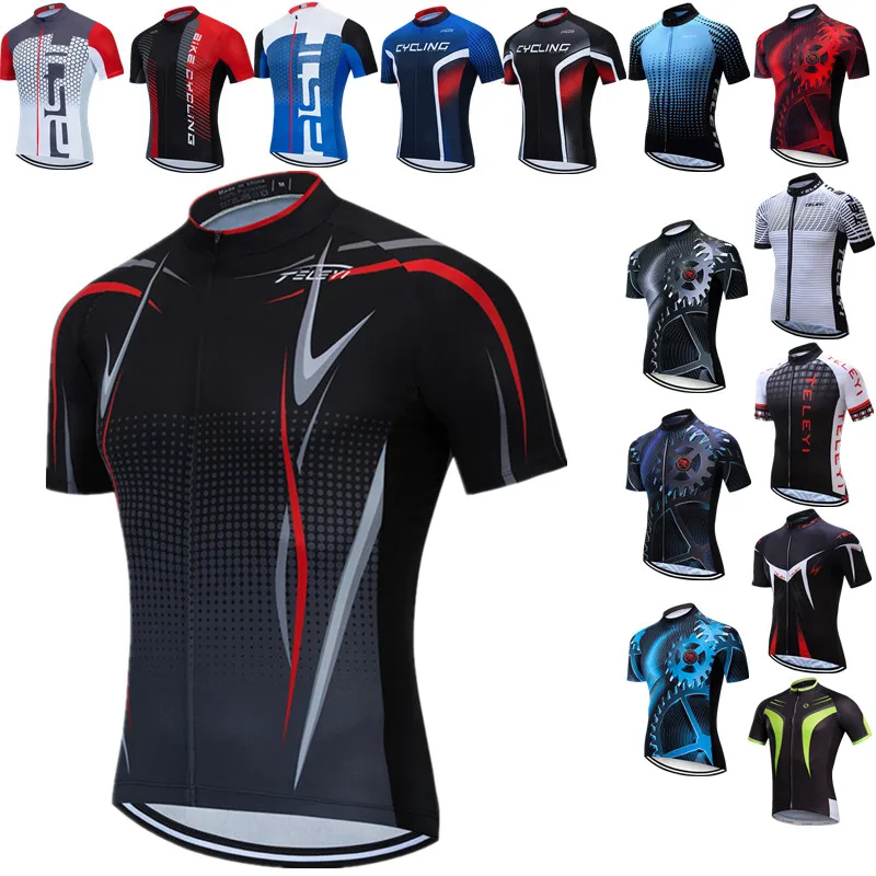 Pro Team Cycling Jersey Men Summer Bike Shirt Short Sleeve MTB Road Bicycle Jersey Quick Dry Biking Shirts Cycling Clothing Tops
Pro Team Cycling Jersey Men Summer Bike Shirt Short Sleeve MTB Road Bicycle Jersey Quick Dry Biking Shirts Cycling Clothing Tops