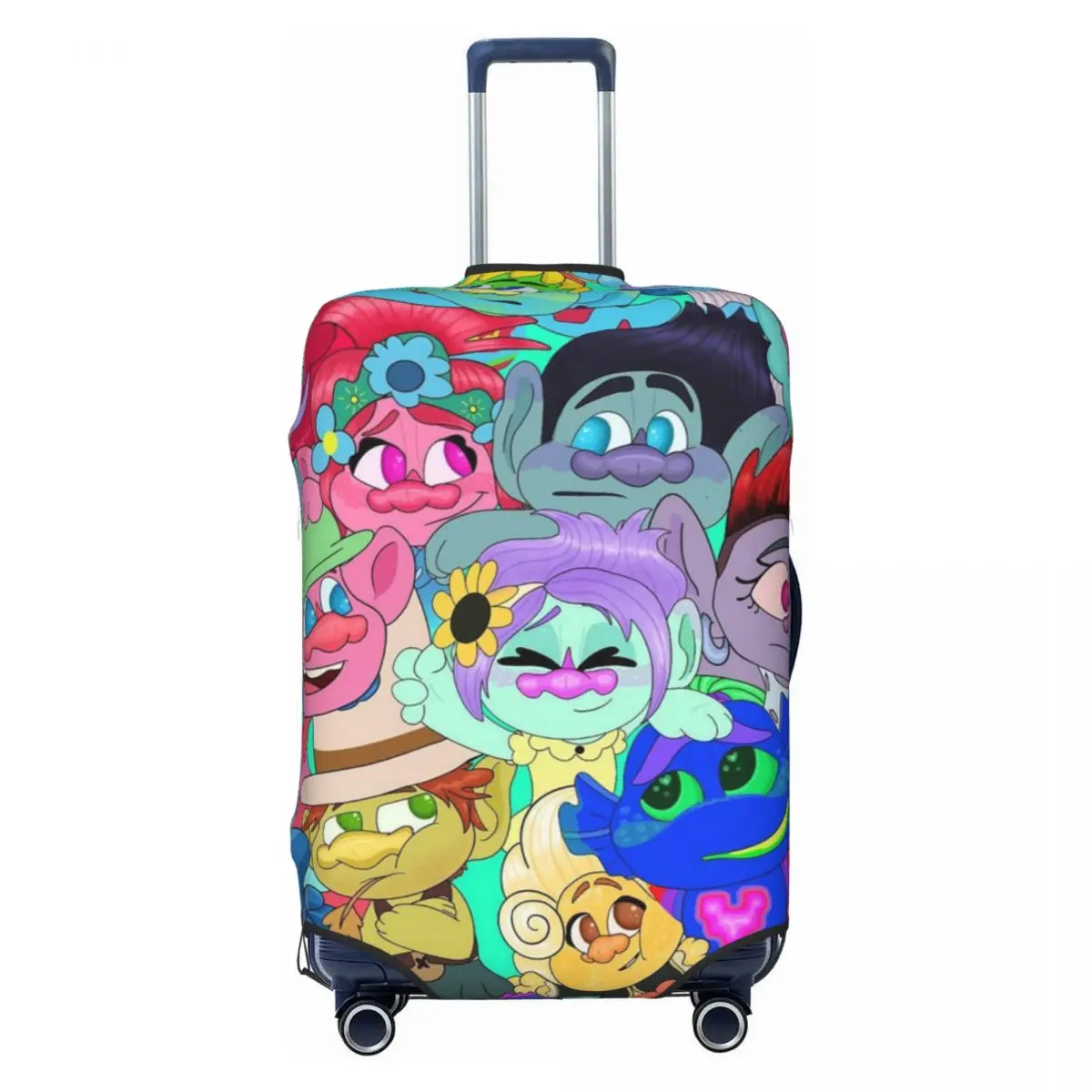 Custom Trolls Wallpaper Cartoon Travel Luggage Cover Dust Proof Suitcase Cover Protector Fit 18-32 Inch
Custom Trolls Wallpaper Cartoon Travel Luggage Cover Dust Proof Suitcase Cover Protector Fit 18-32 Inch