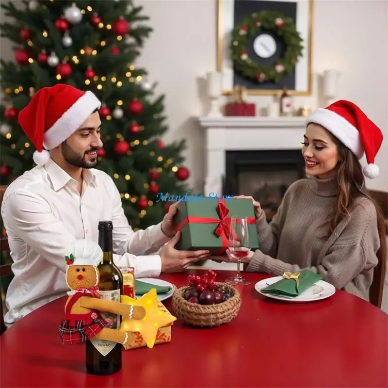 U2JC Glowing Cookie Man Figure Decoration Christmas Tree Top Ornament With 8 Lighting Modes for Christmas Home Decoration
U2JC Glowing Cookie Man Figure Decoration Christmas Tree Top Ornament With 8 Lighting Modes for Christmas Home Decoration