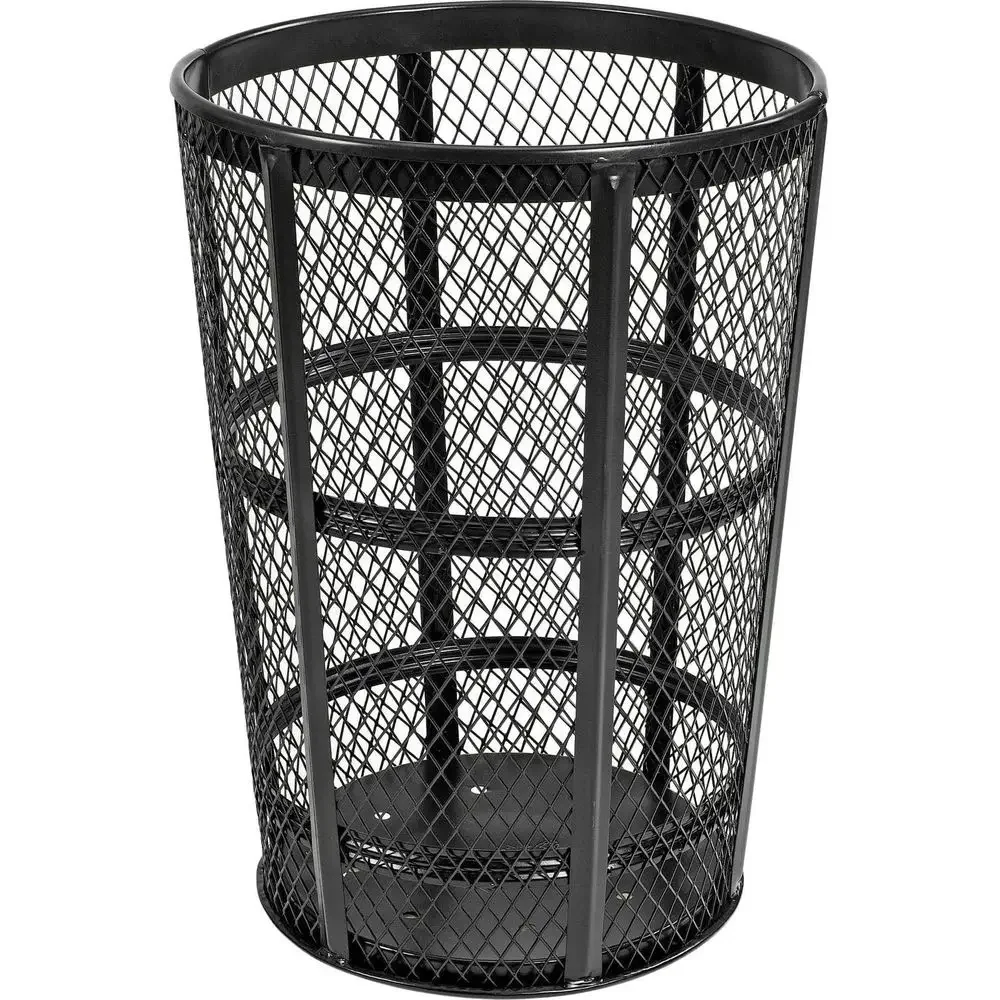 Металлический уличный мусорный бак промышленного класса, черный, 48 галлонов
Металлический уличный мусорный бак промышленного класса, черный, 48 галлонов