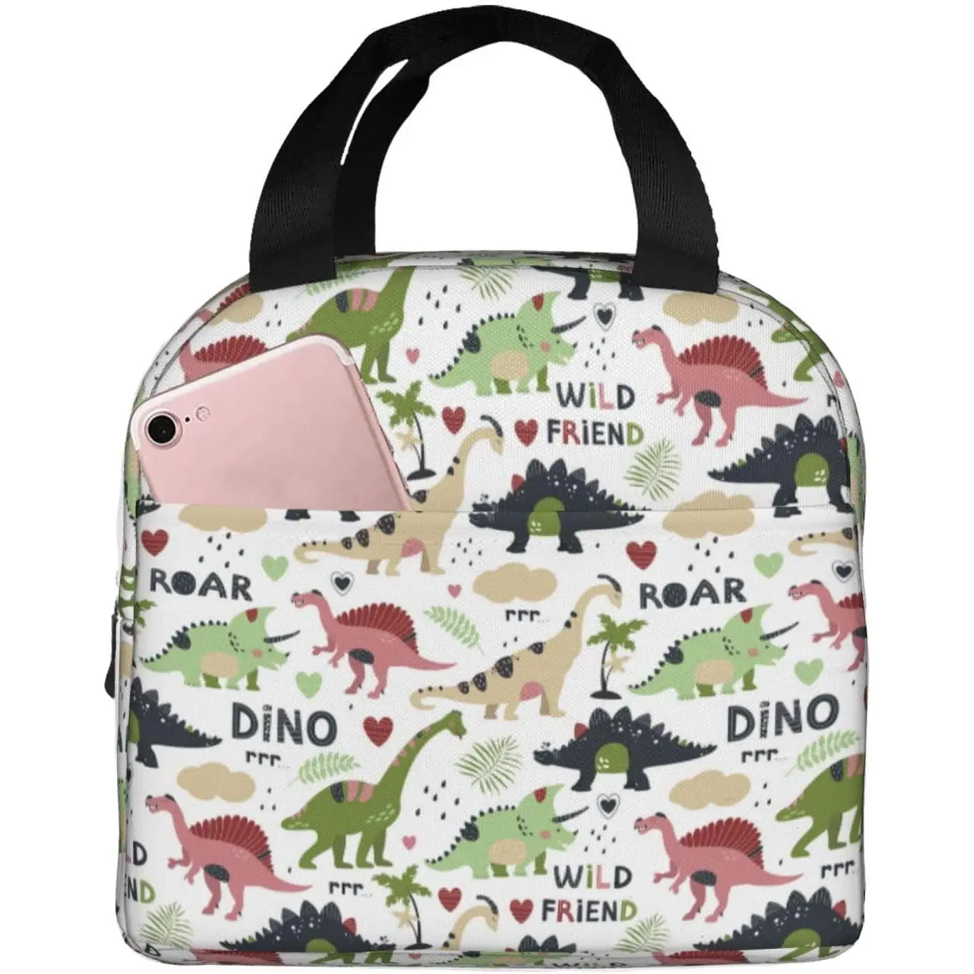Изолированные сумки для обеда для мужчин и женщин, работа с принтом динозавра B, мягкая сумка-холодильник, изолированная для путешествий, водонепроницаемая маленькая коробка для обеда для взрослых
Изолированные сумки для обеда для мужчин и женщин, работа с принтом динозавра B, мягкая сумка-холодильник, изолированная для путешествий, водонепроницаемая маленькая коробка для обеда для взрослых