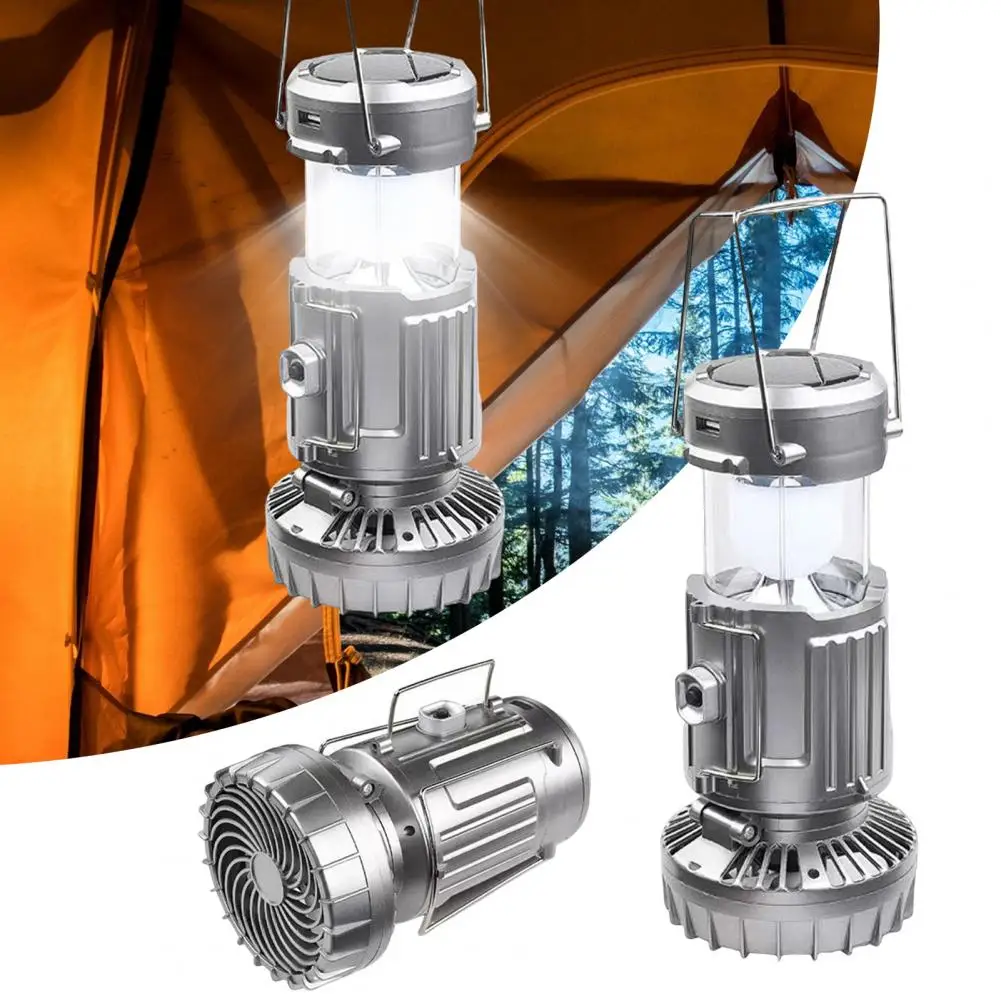Portable Solar Led Camping Light Portable Solar Led Camping Lantern with Fan Rechargeable Multifunctional Light for Outdoor
Portable Solar Led Camping Light Portable Solar Led Camping Lantern with Fan Rechargeable Multifunctional Light for Outdoor