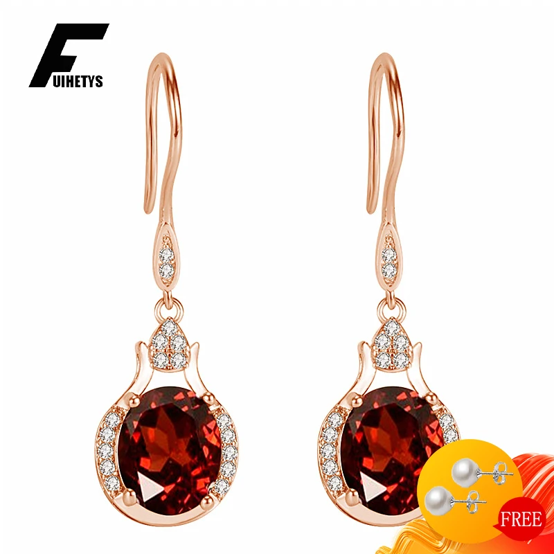 925 Silver Jewelry Drop Earrings for Women Fashion Inlaid Ruby Amethyst Zircon Gemstones Wedding Engagement Party Gifts Earring
925 Silver Jewelry Drop Earrings for Women Fashion Inlaid Ruby Amethyst Zircon Gemstones Wedding Engagement Party Gifts Earring