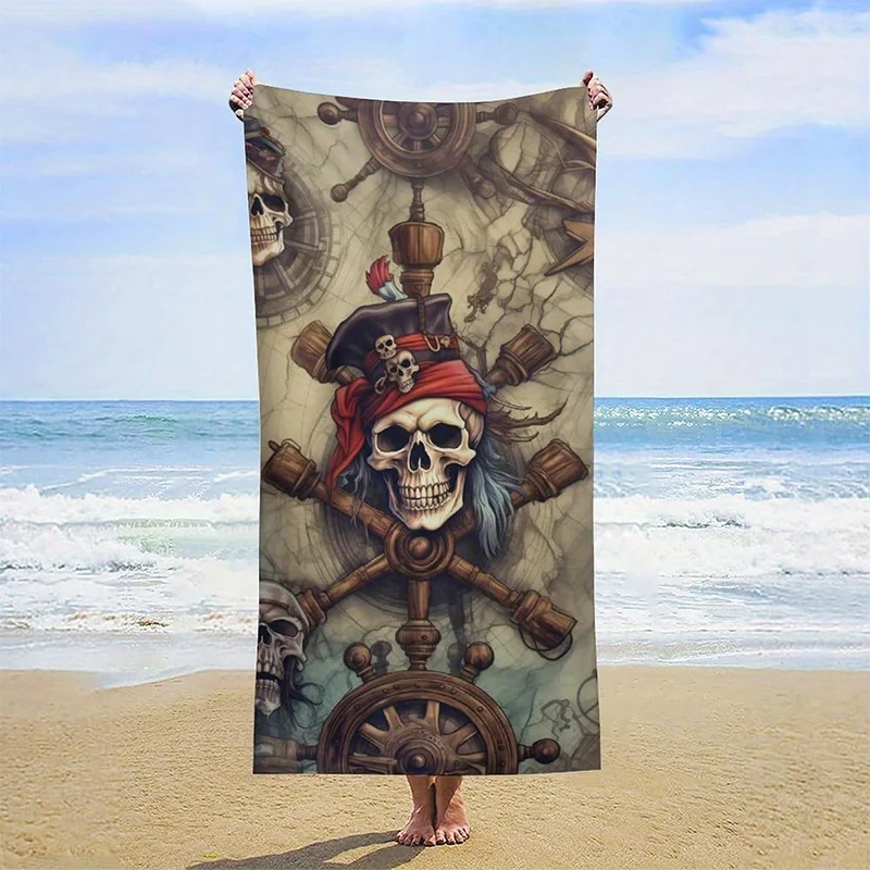 Beach Towel Pirate-Themed Beach Towel Patterned Sunscreen And Windproof Suitable For Swimming Pool Camping Travel Blanket
Beach Towel Pirate-Themed Beach Towel Patterned Sunscreen And Windproof Suitable For Swimming Pool Camping Travel Blanket