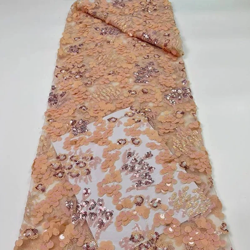 New Ethnic Style Lace Tulle Fabrics Full Large & Small Sequin Embroidery Fabric for Wedding Dress Evening Gown Cloth By The Yard
New Ethnic Style Lace Tulle Fabrics Full Large & Small Sequin Embroidery Fabric for Wedding Dress Evening Gown Cloth By The Yard