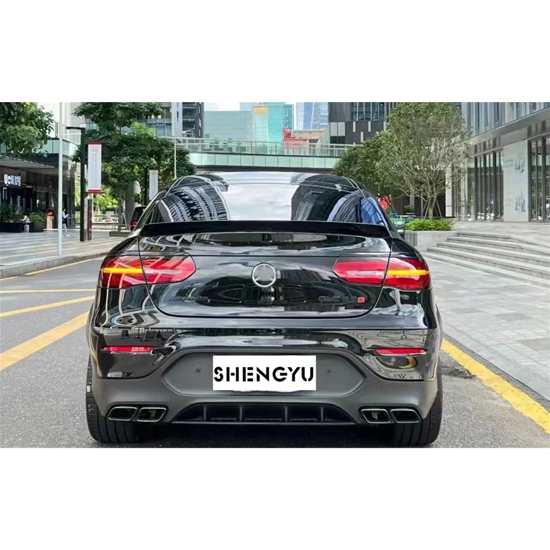 High Quality Auto Body System for Benz GLC X253 16-19 to GLC63S AMG COUPE Front Bumper Assembly Grille Rear Diffuser Tail Pipes
High Quality Auto Body System for Benz GLC X253 16-19 to GLC63S AMG COUPE Front Bumper Assembly Grille Rear Diffuser Tail Pipes