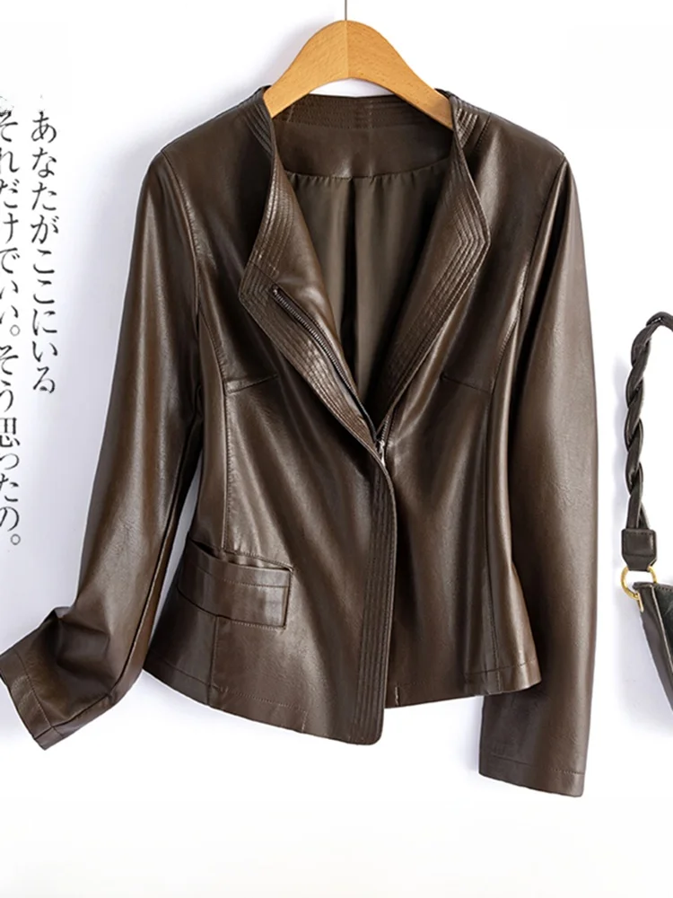 2025 New Haifeng Genuine Leather Jaet Women's Retro Outerwear Spring Autumn Slimming Ele High-End Feeling Top eepskin...
2025 New Haifeng Genuine Leather Jaet Women's Retro Outerwear Spring Autumn Slimming Ele High-End Feeling Top eepskin...