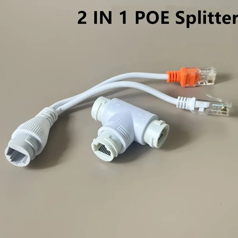 2 IN 1 POE Splitter CCTV Accessories Three Way RJ45 Head POE Adapter Cable For IP Camera Install
2 IN 1 POE Splitter CCTV Accessories Three Way RJ45 Head POE Adapter Cable For IP Camera Install