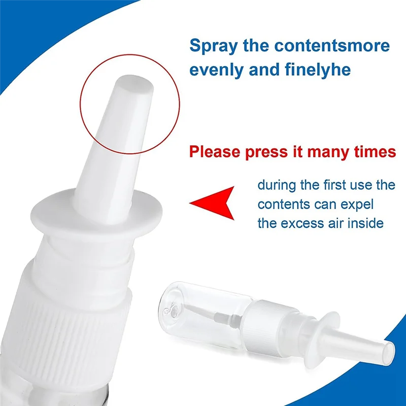 M09K20Pcs Nasal Spray Bottle, 10ML Clear Small Empty Nose Spray Bottle Reusable Fine Mist Sprayers for Travel
M09K20Pcs Nasal Spray Bottle, 10ML Clear Small Empty Nose Spray Bottle Reusable Fine Mist Sprayers for Travel