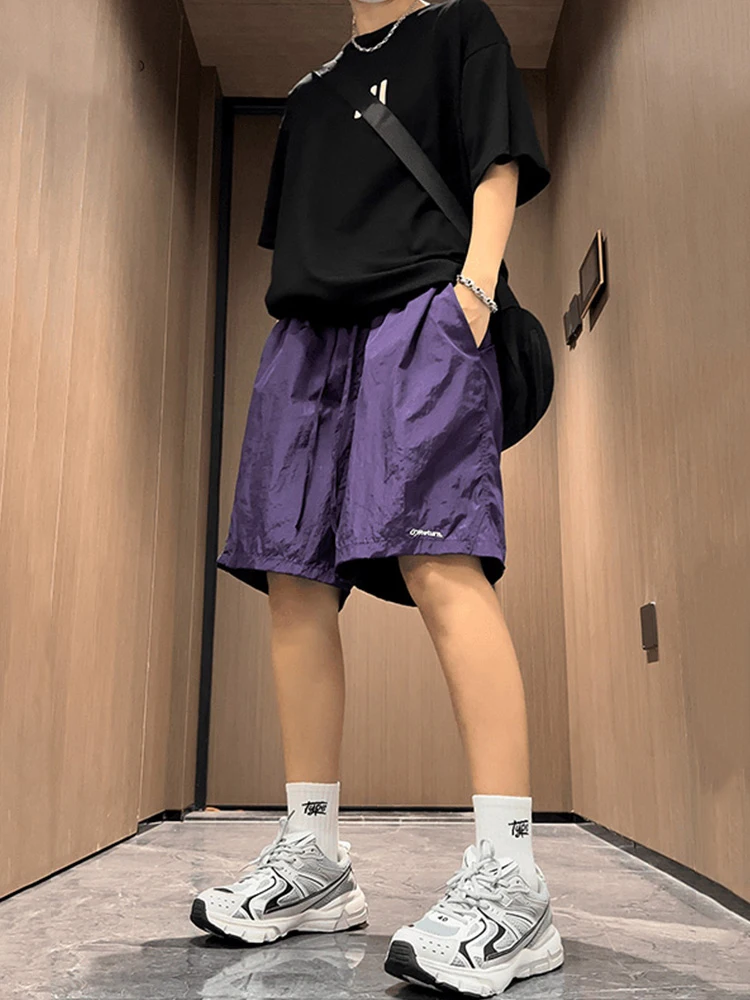 Quick Dry Nylon Ice Silk Shorts Men Women Summer Thin Embroidered Beach Pants Knee Length Five Sixths Casual Straight Leg Pants
Quick Dry Nylon Ice Silk Shorts Men Women Summer Thin Embroidered Beach Pants Knee Length Five Sixths Casual Straight Leg Pants