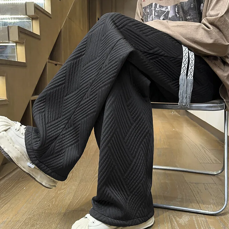 Spring White Casual Pants Men Fashion Black Wide Leg Pants Men Streetwear Hip-hop Loose Straight Pants Mens Trousers M-3XL
Spring White Casual Pants Men Fashion Black Wide Leg Pants Men Streetwear Hip-hop Loose Straight Pants Mens Trousers M-3XL