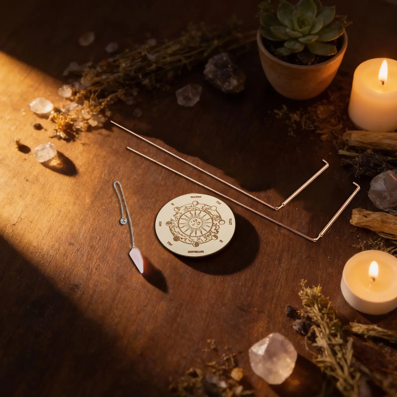 As Shown Psychic Detection Tool Mystical Hunting Tools Set Copper Rod Telescopic Dowsing Rods Multi-Purpose Divination
As Shown Psychic Detection Tool Mystical Hunting Tools Set Copper Rod Telescopic Dowsing Rods Multi-Purpose Divination