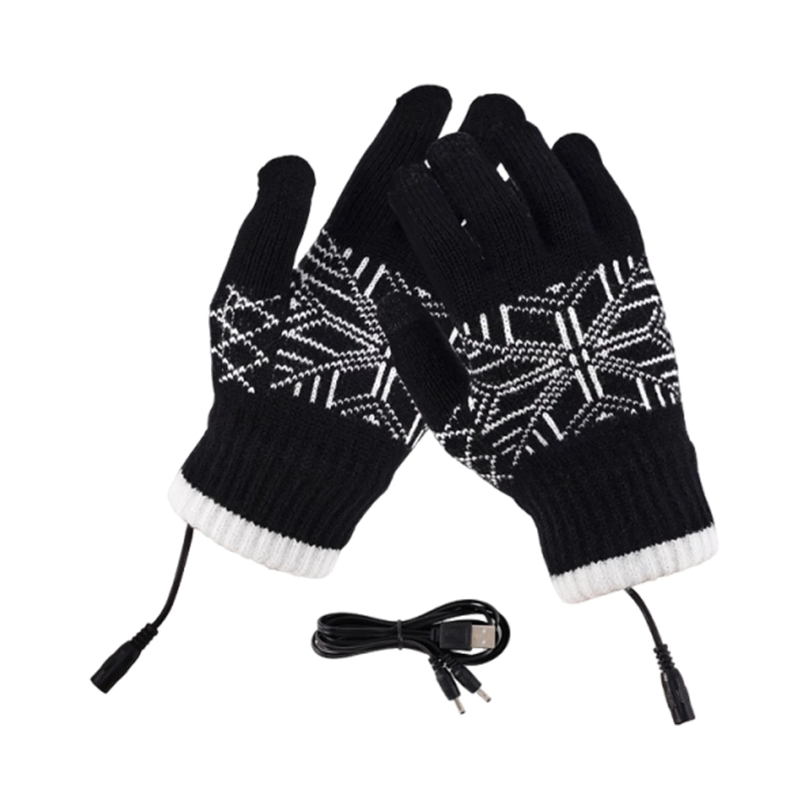 1 Pair USB Electric Heated Gloves Windproof Touchscreen Hand Warmer Wear Resist Motorcycle Thermal Gloves for Winter Ski Sports
1 Pair USB Electric Heated Gloves Windproof Touchscreen Hand Warmer Wear Resist Motorcycle Thermal Gloves for Winter Ski Sports