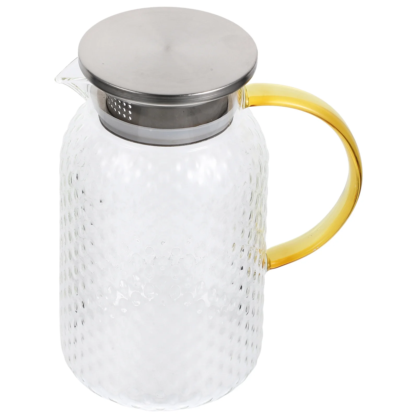 1500ml Glass Cold Water Kettle Thickened Transparent Carafe Beverage Holder Heat Cold Resistant Transparent Water Kettle 
1500ml Glass Cold Water Kettle Thickened Transparent Carafe Beverage Holder Heat Cold Resistant Transparent Water Kettle