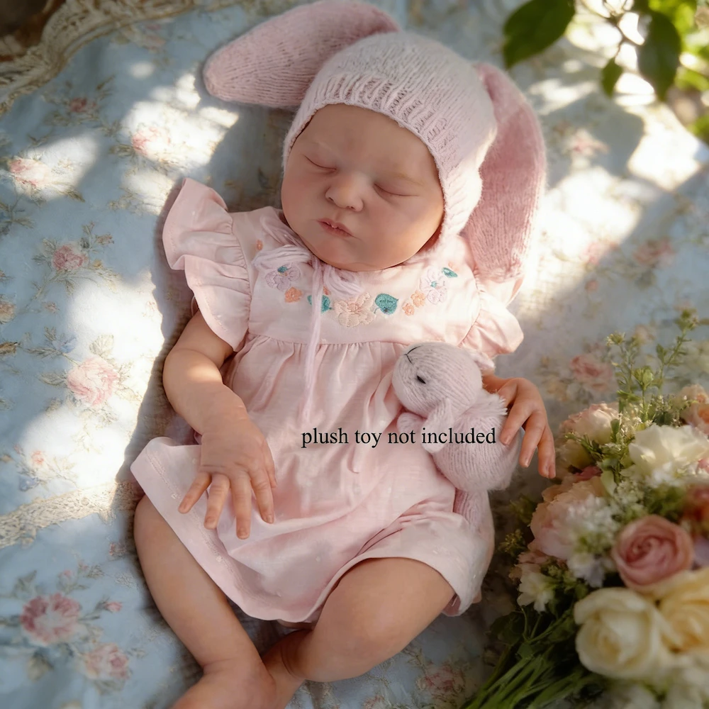 BZDOLL 50cm 20in Asleep Reborn Doll, 3D Veined Skin, Cloth Body & Vinyl Limbs, Newborn Toy, Kids Birthday Gift
BZDOLL 50cm 20in Asleep Reborn Doll, 3D Veined Skin, Cloth Body & Vinyl Limbs, Newborn Toy, Kids Birthday Gift