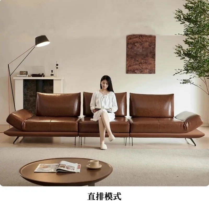 High-end first layer cowhide sofa retro straight row rotating function leather oil wax leather Dynamic Island sofa
High-end first layer cowhide sofa retro straight row rotating function leather oil wax leather Dynamic Island sofa