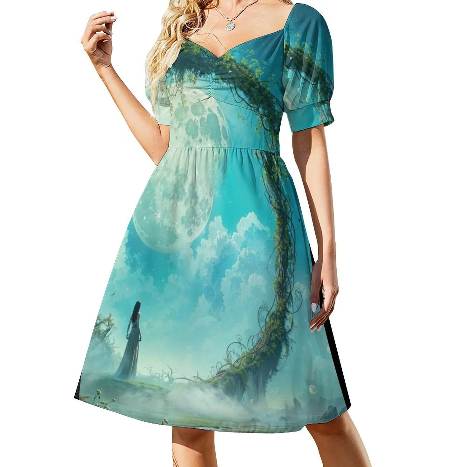 Floral Moon Portal Short-Sleeved Dress summer dress women 2025 summer dresses luxury woman party dress
Floral Moon Portal Short-Sleeved Dress summer dress women 2025 summer dresses luxury woman party dress