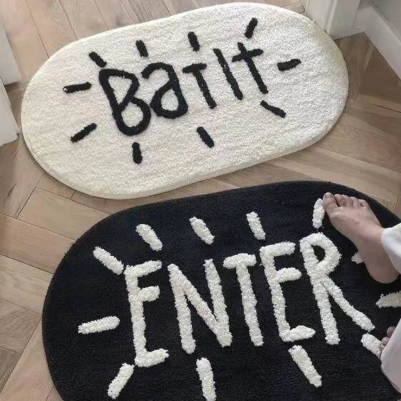 Bathroom Absorbent Floor Mat Thickened Foot Mat Lamb Velvet Cartoon Cute Non Slip Bedroom Carpet Household Use
Bathroom Absorbent Floor Mat Thickened Foot Mat Lamb Velvet Cartoon Cute Non Slip Bedroom Carpet Household Use
