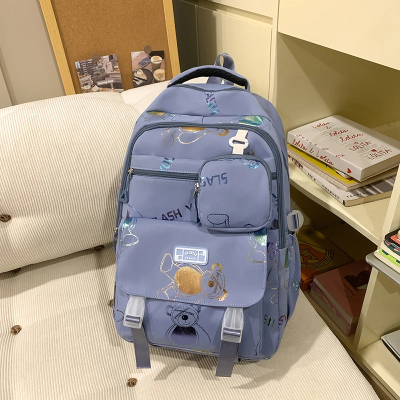 Retro Nylon Zipper Versatile High Quality Fashion Backpacks 2025 New School Bags Casual Designer Leopard Print Bags for Women
Retro Nylon Zipper Versatile High Quality Fashion Backpacks 2025 New School Bags Casual Designer Leopard Print Bags for Women