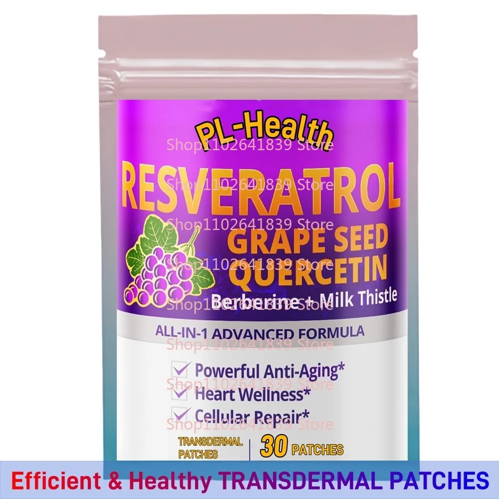 30 пластырей Resveratrol Transdermal Patches с центротином Берберрином, бросатом молока, антивозрастной
30 пластырей Resveratrol Transdermal Patches с центротином Берберрином, бросатом молока, антивозрастной