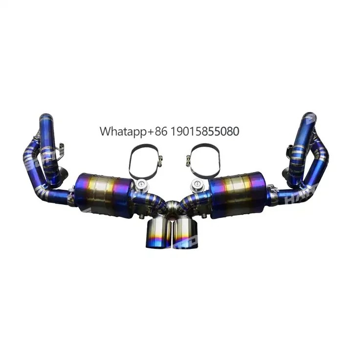 High-Performance Titanium Exhaust System with Valvetronic Catback Pipe for Porsche 911 991 GT3 Features Logo Car Model
High-Performance Titanium Exhaust System with Valvetronic Catback Pipe for Porsche 911 991 GT3 Features Logo Car Model