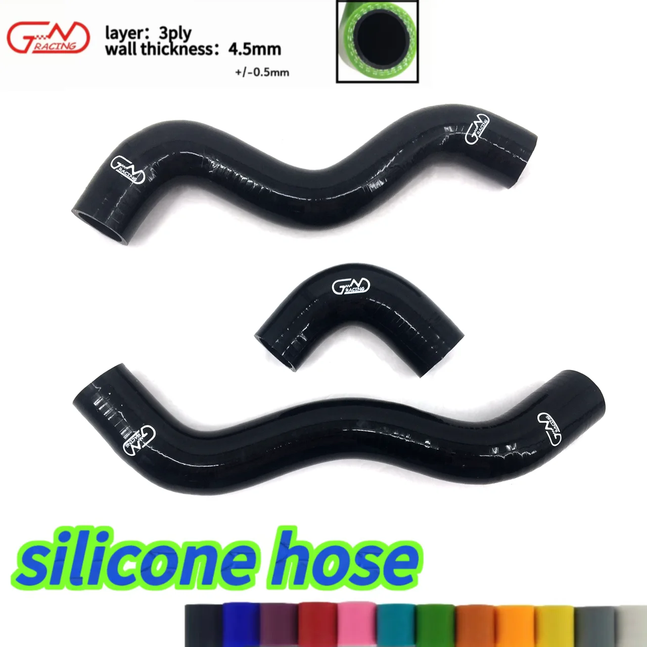 JN RACING silicone hose COOLANT SILICONE RADIATOR HOSE FIT FOR FIAT UNO 1.3 IE TURBO MK1 85-91
JN RACING silicone hose COOLANT SILICONE RADIATOR HOSE FIT FOR FIAT UNO 1.3 IE TURBO MK1 85-91