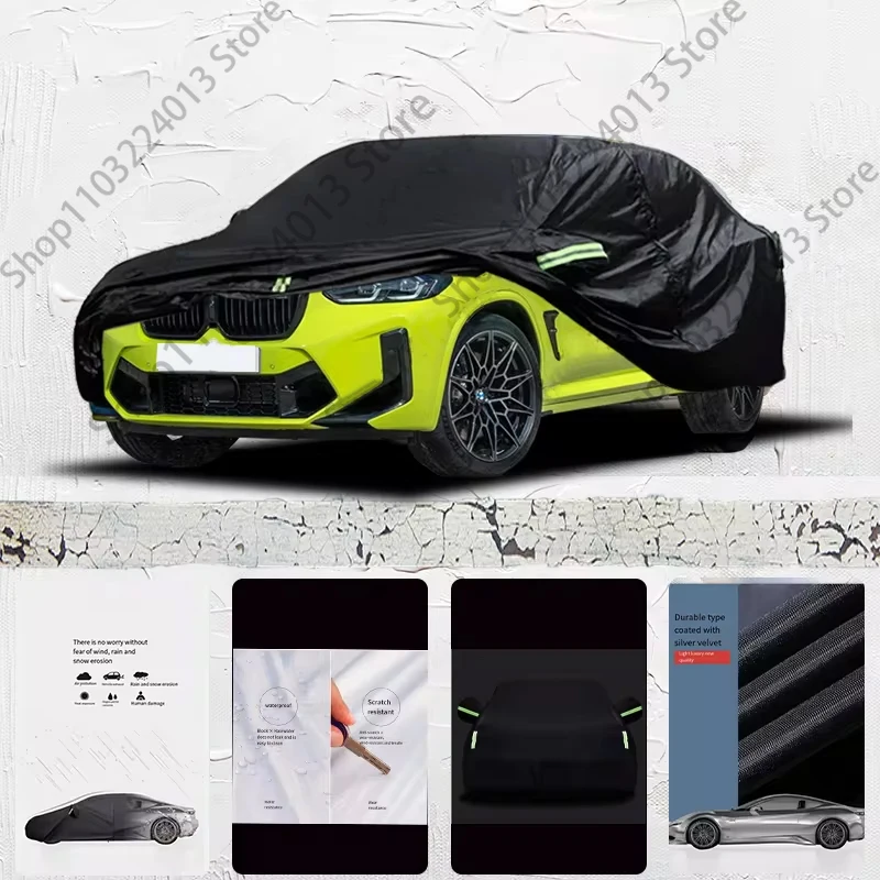 For BMW X4M Car cover Exterior Car Cover Black Outdoor Protection Full Car Covers Waterproof Sunshade Anti UV Snow Cover
For BMW X4M Car cover Exterior Car Cover Black Outdoor Protection Full Car Covers Waterproof Sunshade Anti UV Snow Cover