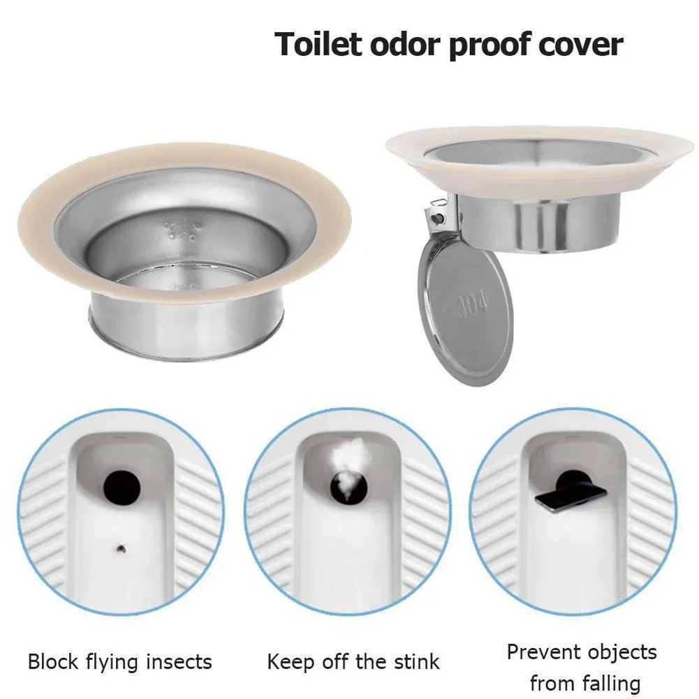 1pc Anti-smell Plug For Squatting Pan Stainless Steel Toilet Floor Deodorize Stopper Bathtub Anti-blocking Cover Bath Accesories
1pc Anti-smell Plug For Squatting Pan Stainless Steel Toilet Floor Deodorize Stopper Bathtub Anti-blocking Cover Bath Accesories