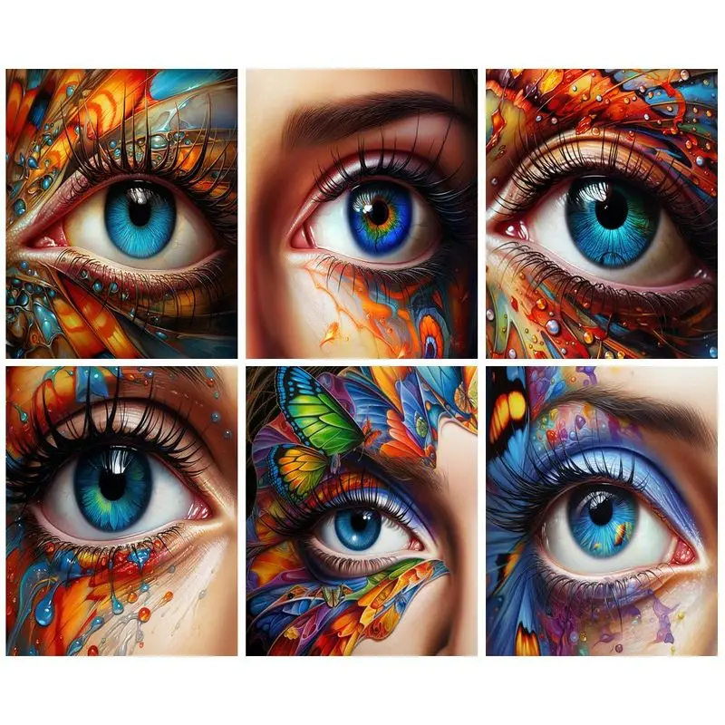 CHENISTORY Diamond Painting Abstract eyes Full Square Round Rhinestones Mosaic Diamond Embroidery Cross Stitch Kit Home Decorati
CHENISTORY Diamond Painting Abstract eyes Full Square Round Rhinestones Mosaic Diamond Embroidery Cross Stitch Kit Home Decorati