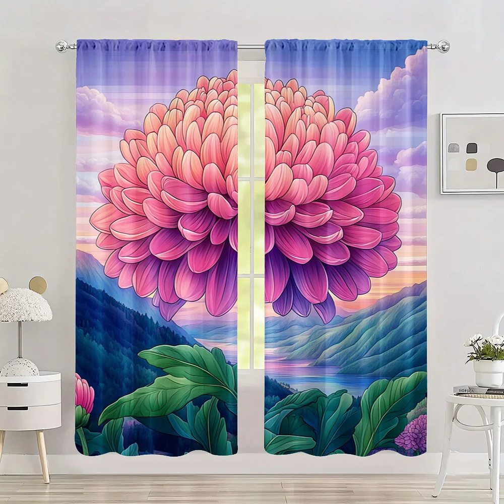 2pc, Scene Curtain Vivid Flowers Versatile Fabric,Without Electricity Holiday Decorations Perfect for New Year Celebrations
2pc, Scene Curtain Vivid Flowers Versatile Fabric,Without Electricity Holiday Decorations Perfect for New Year Celebrations