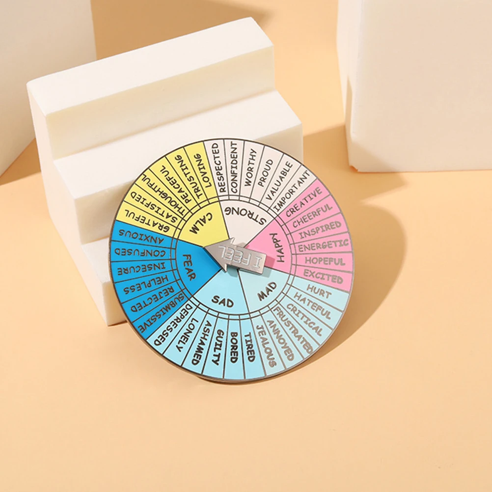 Adorable Metal Feeling Wheel Badge Emotional Regulation Keychain Ornament Decoration For Bag Backpack Craft Gift Stress Relief
Adorable Metal Feeling Wheel Badge Emotional Regulation Keychain Ornament Decoration For Bag Backpack Craft Gift Stress Relief