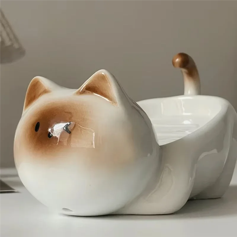 AA01-Siamese Cat Soap Dish, Cute Cartoon Design, Perforation-Free, Small Art Drain Dish For Household Use
AA01-Siamese Cat Soap Dish, Cute Cartoon Design, Perforation-Free, Small Art Drain Dish For Household Use