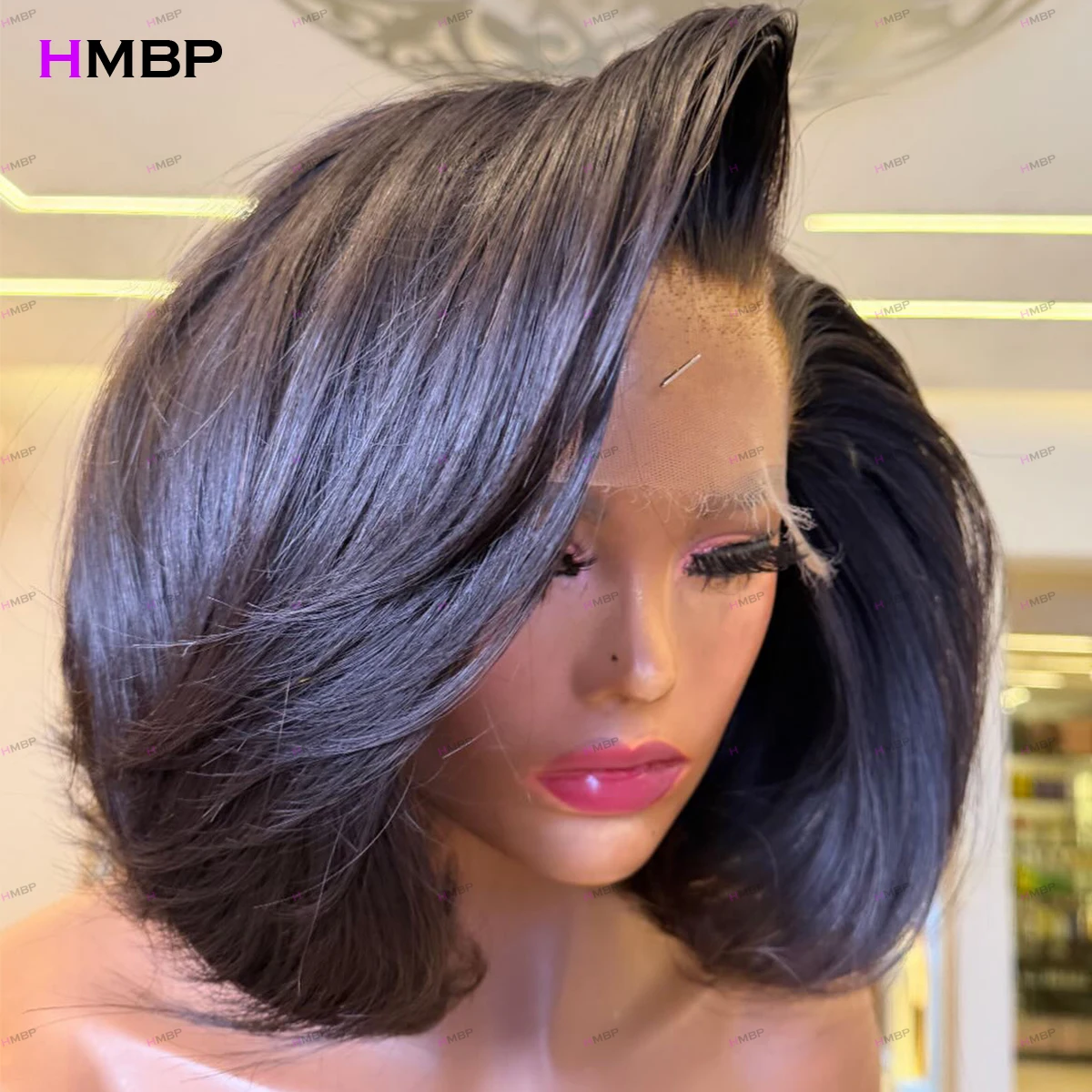 13x6 HD Glueless Lace Frontal Wig Human Hair Ready To Go Bob Straight Wig Super Double Drawn 5x5 Lace Closure Wig For Women HMBP
13x6 HD Glueless Lace Frontal Wig Human Hair Ready To Go Bob Straight Wig Super Double Drawn 5x5 Lace Closure Wig For Women HMBP