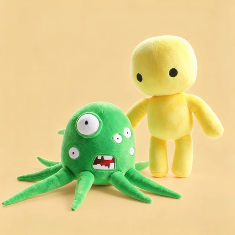 Wobbly Life Plush Set 2pcs Yellow Man and Green Octopus Soft Stuffed Dolls Wobbly Life Game Characters Fans Kids Birthday Gift
Wobbly Life Plush Set 2pcs Yellow Man and Green Octopus Soft Stuffed Dolls Wobbly Life Game Characters Fans Kids Birthday Gift