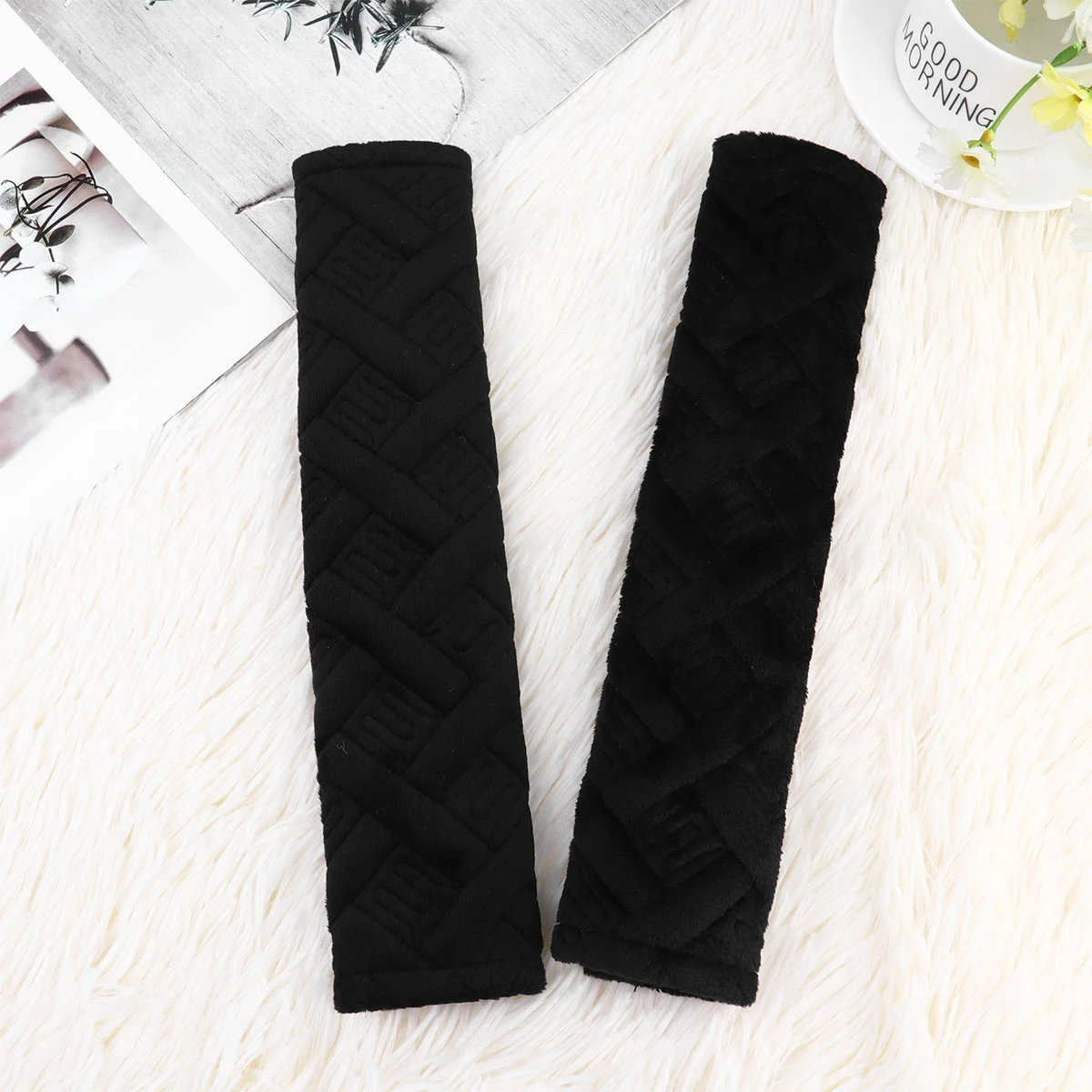 1 Pair Auto Car Covers Seat Shoulder Pads Cushions Breathable Strap Covers for Decoration Protection (Black)
1 Pair Auto Car Covers Seat Shoulder Pads Cushions Breathable Strap Covers for Decoration Protection (Black)