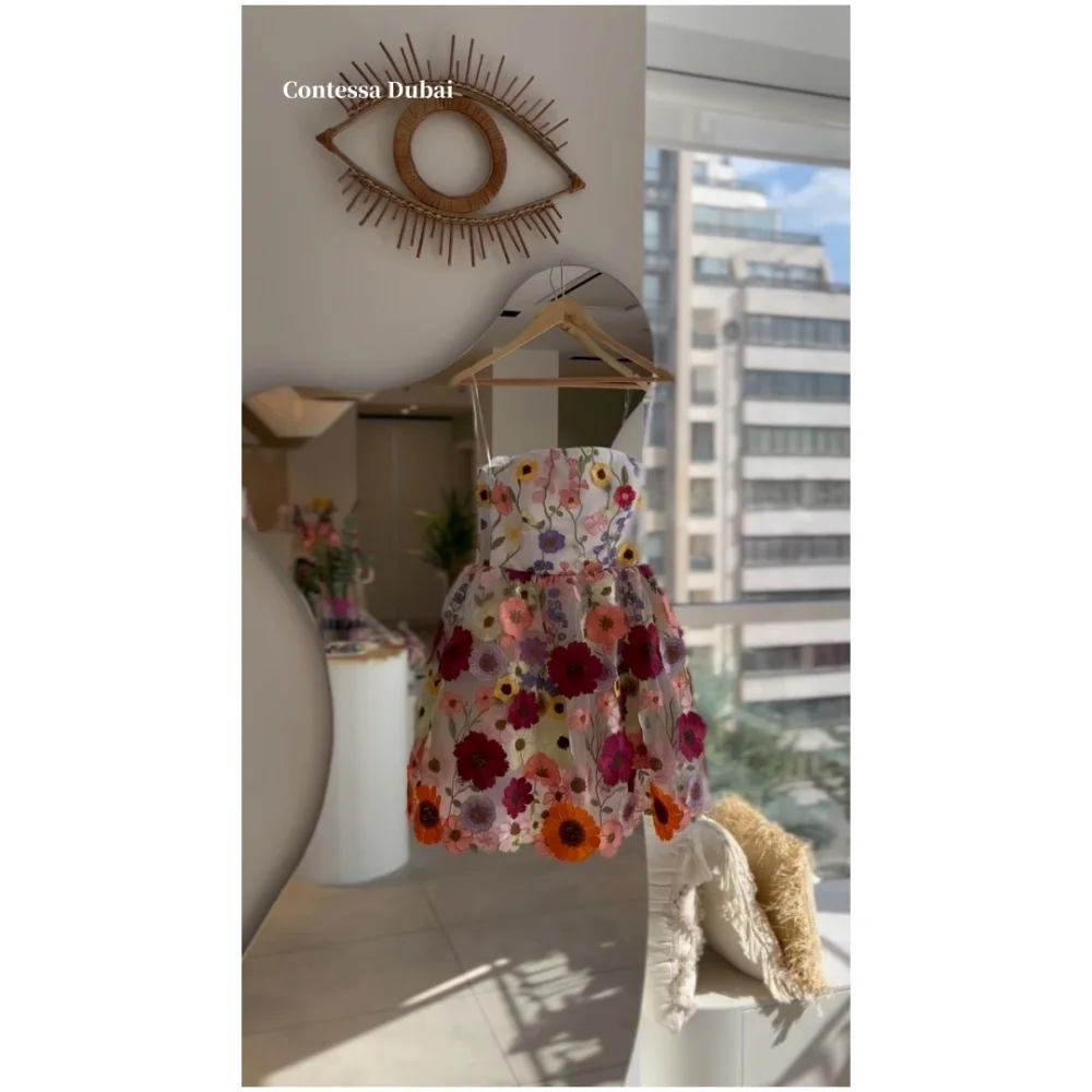 Sansa Dubai Burgundy 3D Flowers A-line Prom Dresses Strapless Customizedفساتين سهرة Floor-Length Elegant robes de soirée
Sansa Dubai Burgundy 3D Flowers A-line Prom Dresses Strapless Customizedفساتين سهرة Floor-Length Elegant robes de soirée