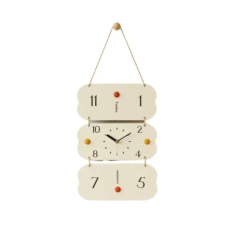 No punching wall clock, living room home simple clock decoration wall small pendant
No punching wall clock, living room home simple clock decoration wall small pendant