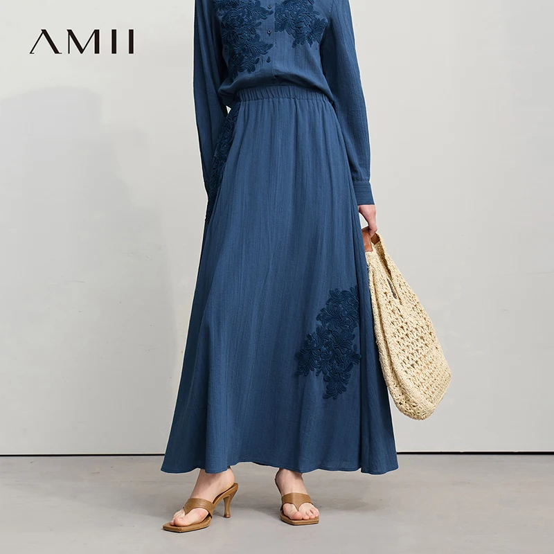 Amii Minimalist Skirts For Women 2025 Winter New Cotton Lace Decoration A-Line Long Skirt Casual Loose Women's Clothing 12641055
Amii Minimalist Skirts For Women 2025 Winter New Cotton Lace Decoration A-Line Long Skirt Casual Loose Women's Clothing 12641055