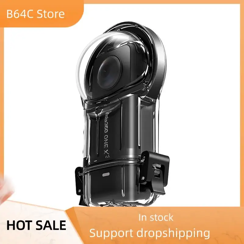 B64C Diving Case Forinsta360 X4 Underwater Diving Case Insta360 X4 Camera Protective Anti-Scratch Diving Shell
B64C Diving Case Forinsta360 X4 Underwater Diving Case Insta360 X4 Camera Protective Anti-Scratch Diving Shell