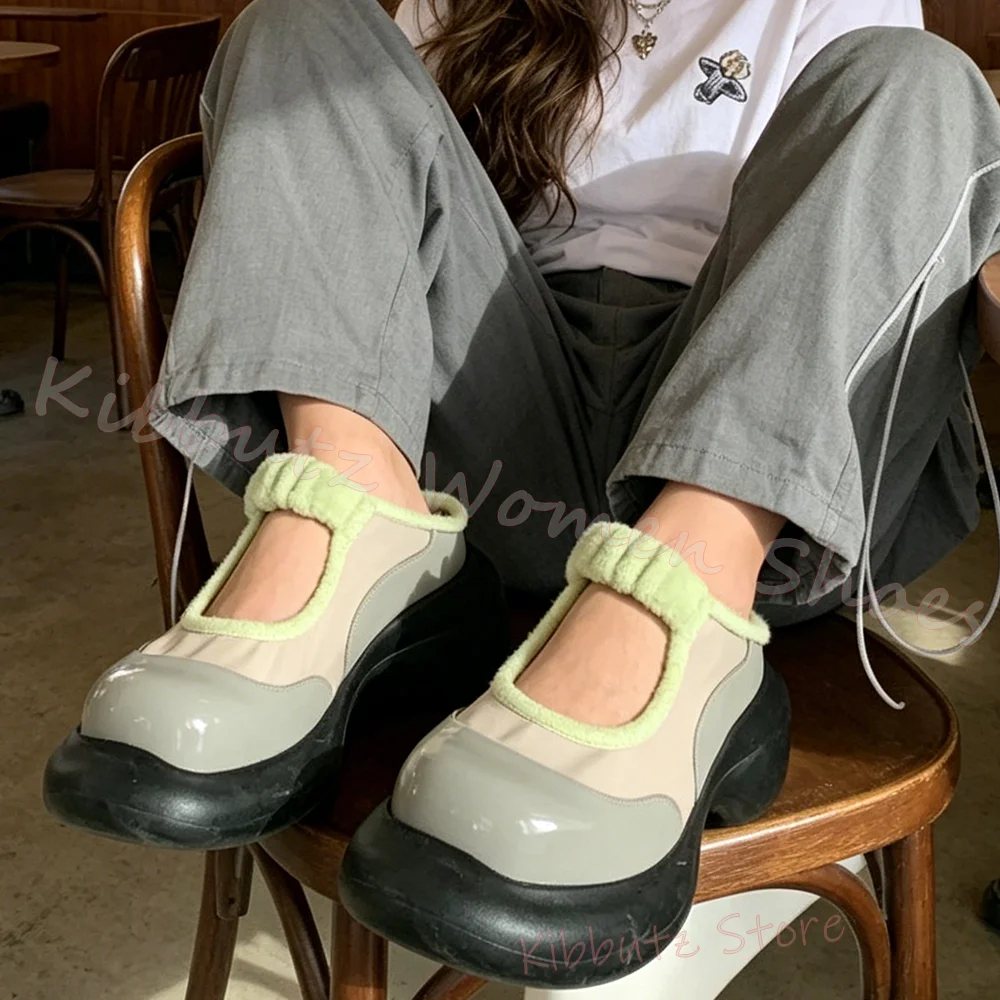 Mary Jane Platform Shoes Strap Casual Square Toe Thick Bottom Slip On Shoes Comfortable Fashion Streetwear Mixed Color Elegant
Mary Jane Platform Shoes Strap Casual Square Toe Thick Bottom Slip On Shoes Comfortable Fashion Streetwear Mixed Color Elegant