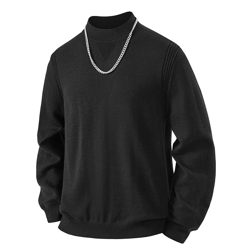 Мужской трикотажный джемпер свободного кроя с высоким воротником, повседневный базовый слой, осенняя новинка, бренд JXAETE
Мужской трикотажный джемпер свободного кроя с высоким воротником, повседневный базовый слой, осенняя новинка, бренд JXAETE